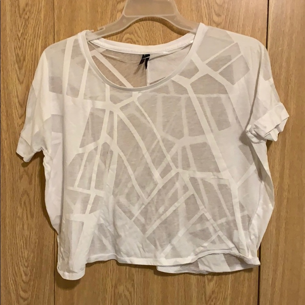 See through slight crop top